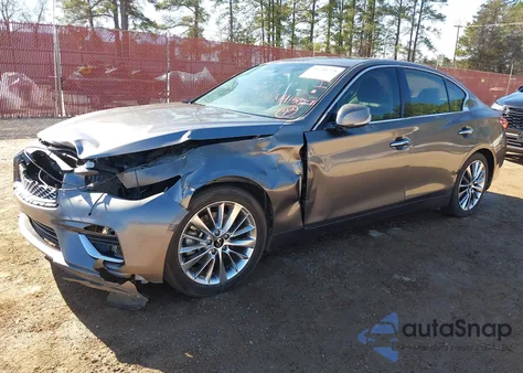 2021 Infiniti Q50 Luxe из США, поврежденный, VIN JN1EV7BP4MM704102